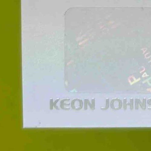 2021 22 Panini Recon Keon Johnson True Potential Signatures RC Auto Trail Blazer Sports Cards