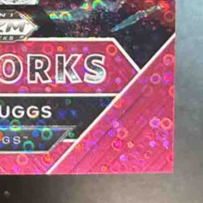 2021-22 Prizm Draft Picks Jalen Suggs Fireworks Pink Circles /20 #3 RC Bulldogs - Sports Cards