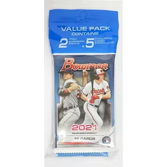 2021 Bowman Baseball Value Multi Pack (Camo Parallels!) - Sports Collectibles