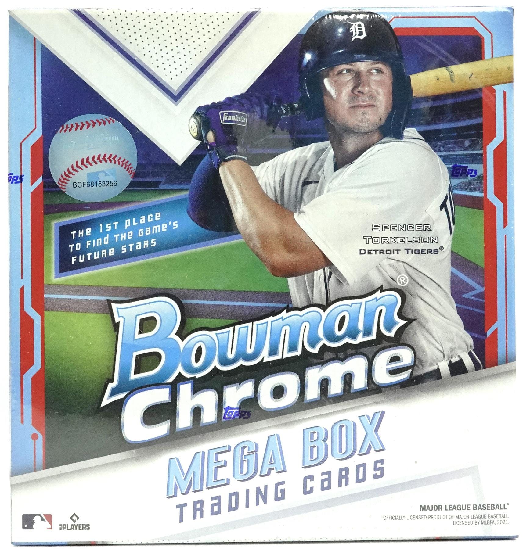 2021 Bowman Chrome Baseball Mega Box - MLB Blaster Box