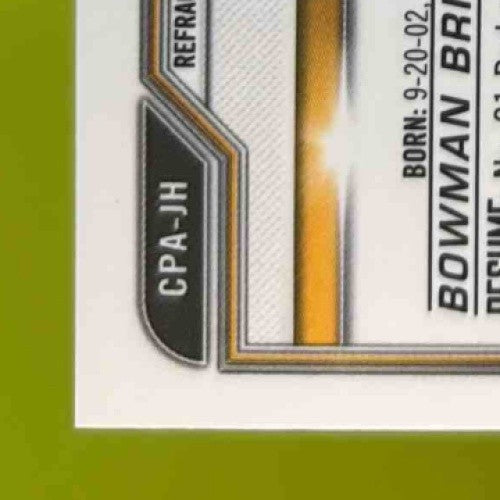 2021 Bowman Chrome Jagger Haynes Auto Refractor /499 Prospect San Diego Padres - Sports Cards