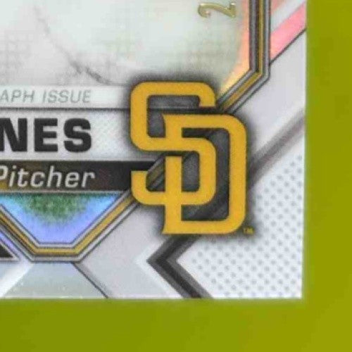 2021 Bowman Chrome Jagger Haynes Auto Refractor /499 Prospect San Diego Padres - Sports Cards