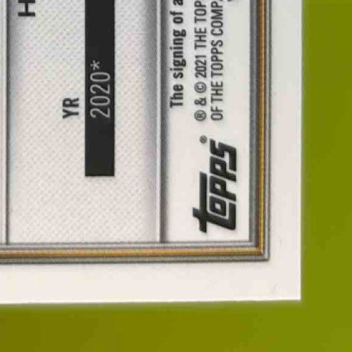2021 Bowman Chrome Jagger Haynes Auto Refractor /499 Prospect San Diego Padres - Sports Cards