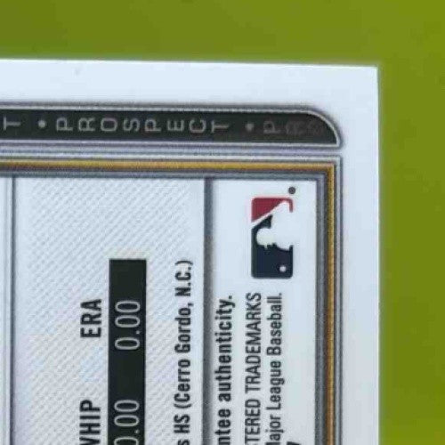 2021 Bowman Chrome Jagger Haynes Auto Refractor /499 Prospect San Diego Padres - Sports Cards