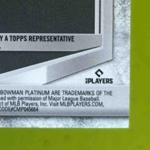2021 Bowman Platinum Jo Adell Renowned Rookies Auto /50 RC Los Angeles Angels - Sports Cards