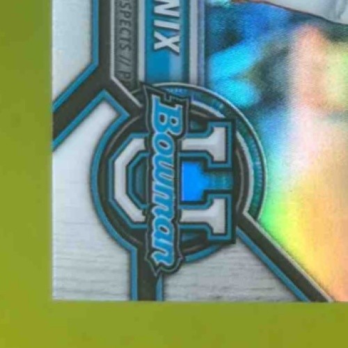 2021 Bowman University Bo NIx Chrome Refractor #8 - Sports Cards