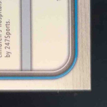 2021 Bowman University J.J. McCarthy Chrome Green Shimmer 43/99 #79 Michigan - Sports Cards