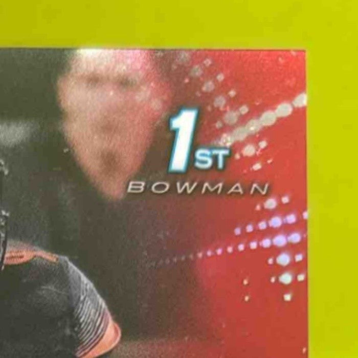 2021 Bowman University Tyler Van Dyke Chrome Red 2/5 #53 Miami Hurricanes - Sports Cards