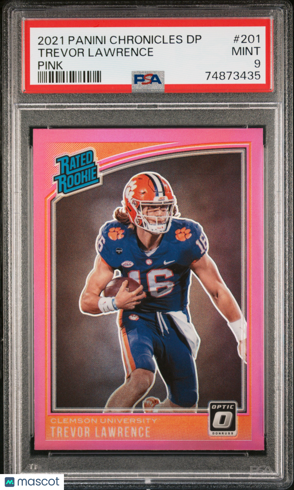 2021 Chronicles Draft Picks Trevor Lawrence Pink Rookie PSA 9 MINT Clemson - Graded Sports Cards