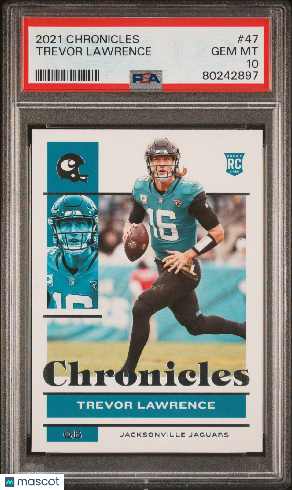 2021 Chronicles Trevor Lawrence Rookie #47 PSA 10 GEM MINT Jacksonville Jaguars - Graded Sports Cards