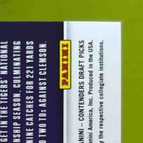 2021 Contenders Draft Picks Ja’Marr Chase Front Row Seats Blue Explosion /39 RC - Sports Cards