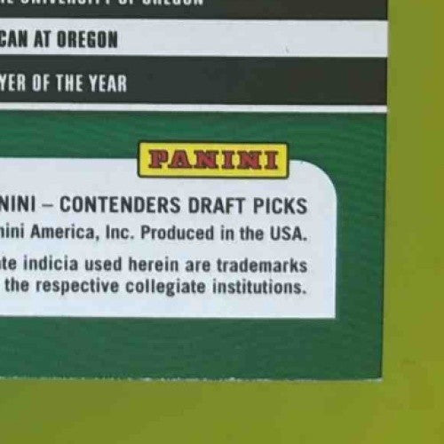 2021 Contenders Draft Picks Penei Sewell Cracked Ice Ticket /23 RC Auto Ducks - Sports Cards