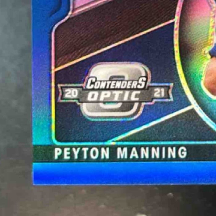 2021 Contenders Optic Dwight Freeney Peyton Manning Xs and Os Blue /99 Colts - Sports Cards