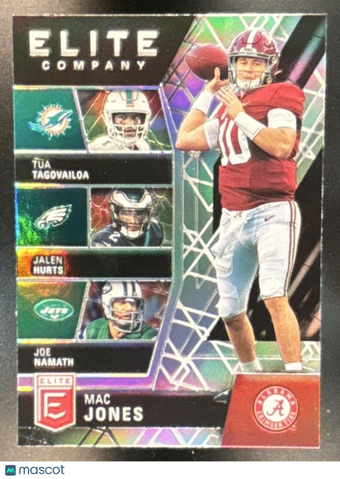 2021 Donruss Elite Mac Jones Jalen Hurts Joe Namath Tua Tagovailoa Elite Company - Sports Cards