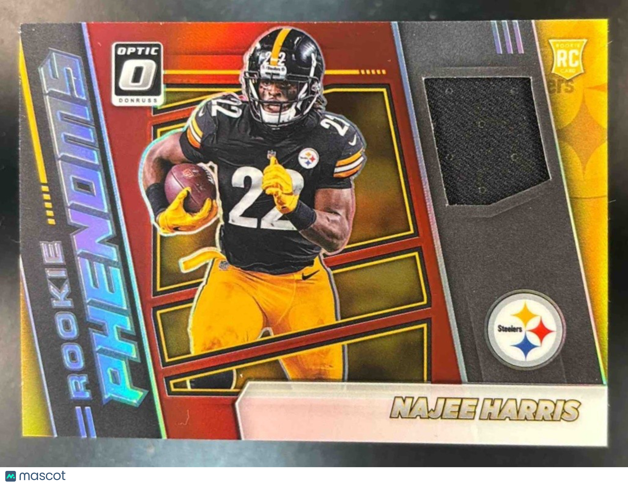 2021 Donruss Optic Najee Harris Rookie Phenoms Horizontal Red Patch RC Steelers - Sports Cards