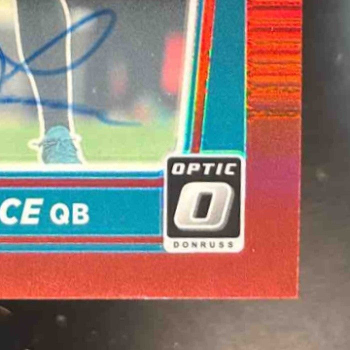 2021 Donruss Optic Trevor Lawrence RPS Auto Red /75 #201 RC Jacksonville Jaguars - Sports Cards