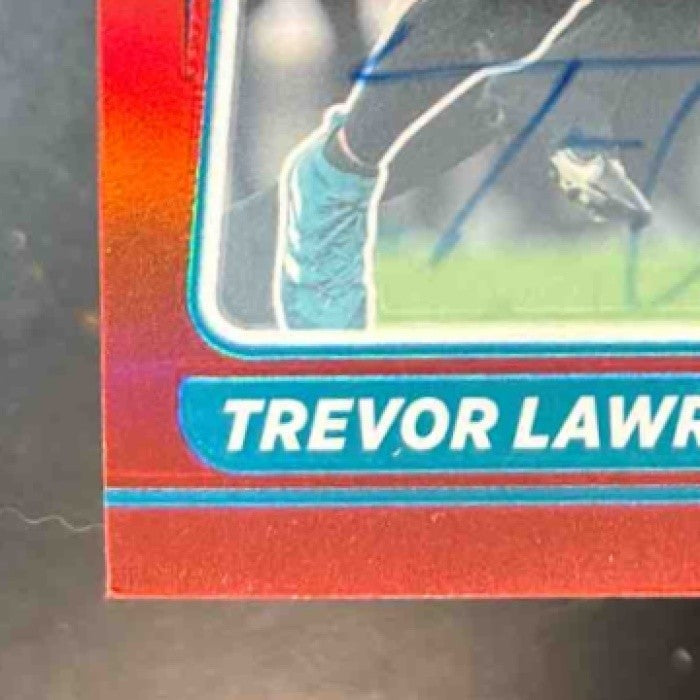 2021 Donruss Optic Trevor Lawrence RPS Auto Red /75 #201 RC Jacksonville Jaguars - Sports Cards