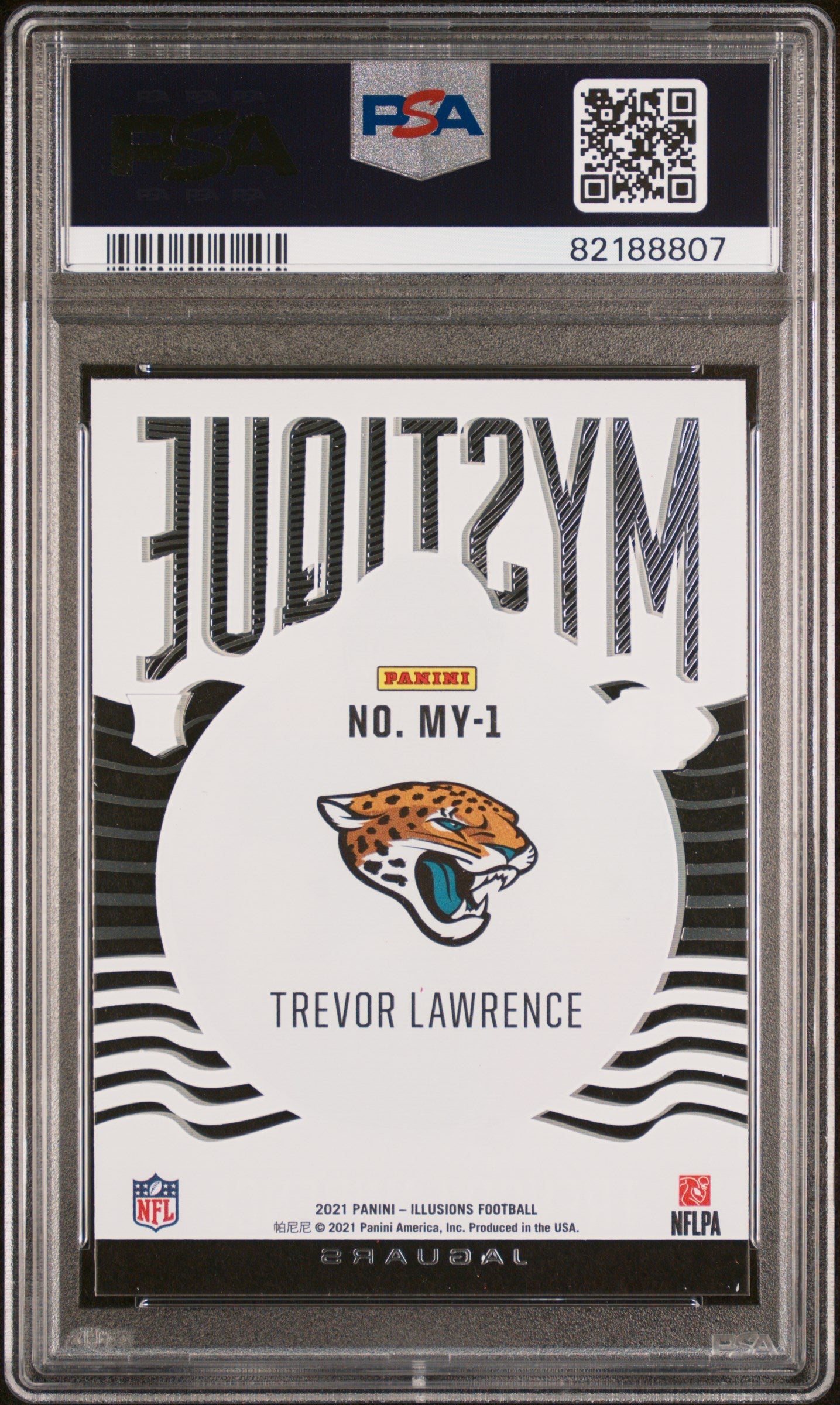 2021 Illusions Mystique Trevor Lawrence Rookie PSA 10 Jacksonville Jaguars - Graded Sports Cards