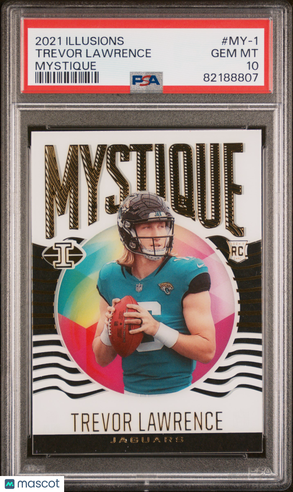 2021 Illusions Mystique Trevor Lawrence Rookie PSA 10 Jacksonville Jaguars - Graded Sports Cards