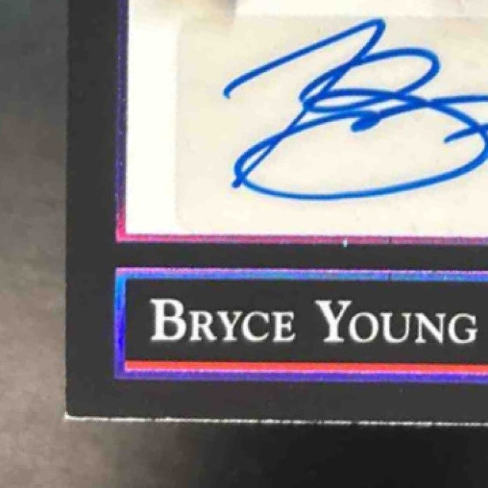 2021 Leaf Memories Bryce Young 1992 Auto Spectrum Red /30 Alabama Crimson Tide - Sports Cards