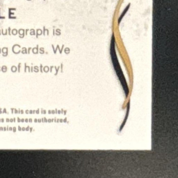 2021 Leaf Signature Hall of Fame Y.A. Tittle Blue #HOF-YAT Auto New York Giants - Sports Cards