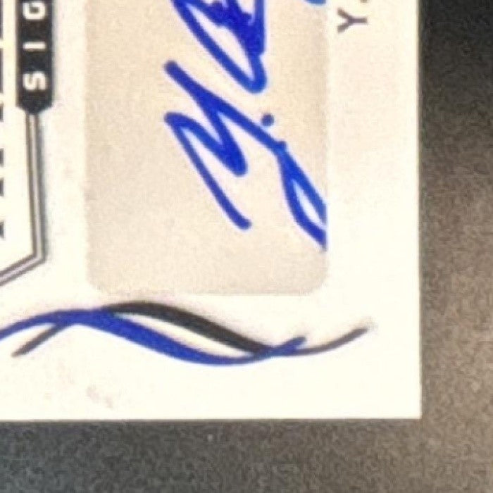 2021 Leaf Signature Hall of Fame Y.A. Tittle Blue #HOF-YAT Auto New York Giants - Sports Cards