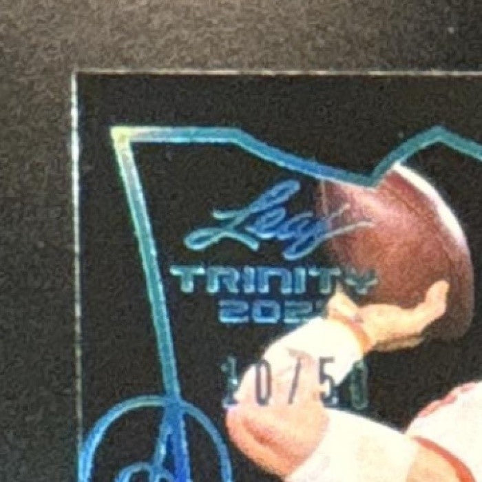 2021 Leaf Trinity Black Spectrum Platinum #RATL1 Trevor Lawrence RC #10/50 Jags - Sports Cards