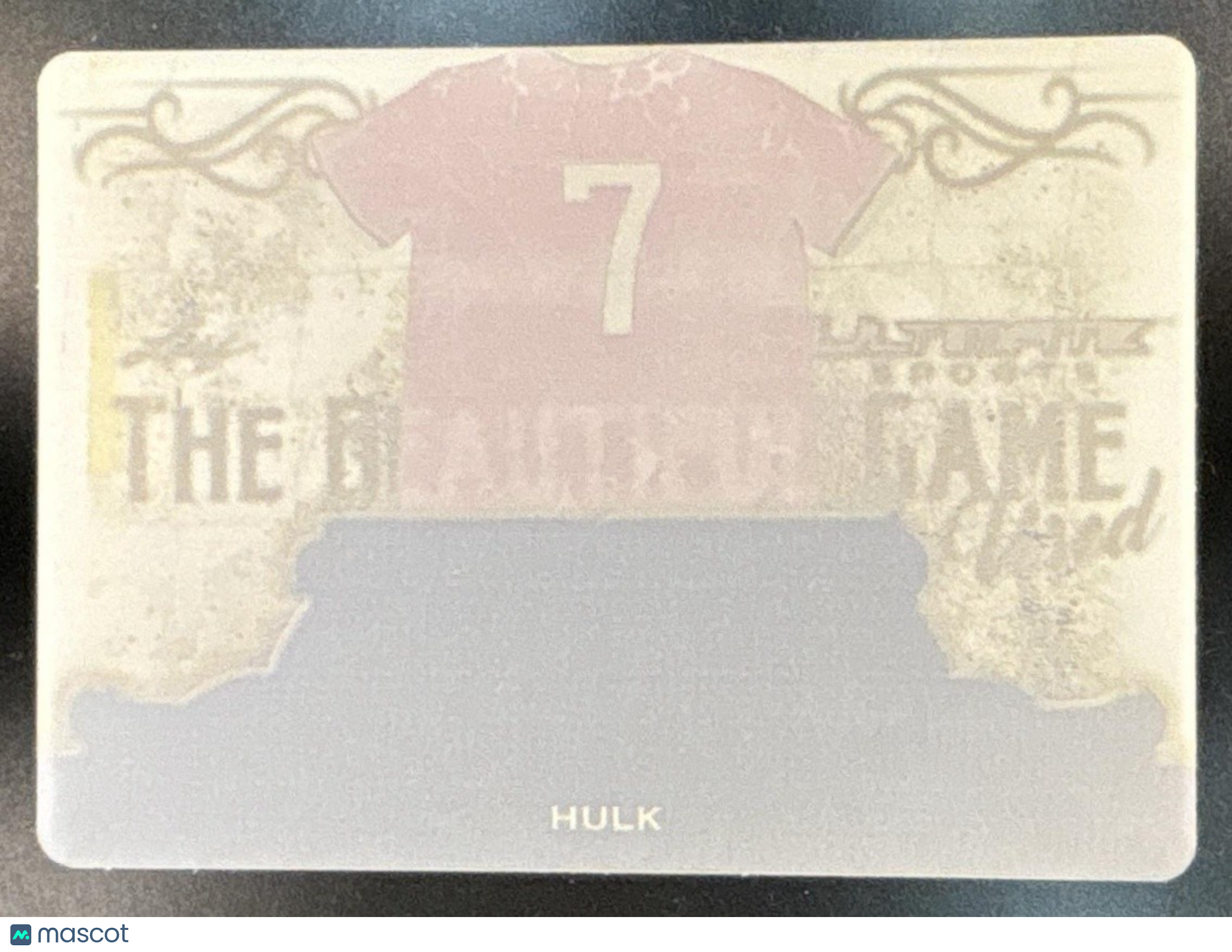 2021 Leaf Ultimate Sports Hulk Soccer Beautiful Print Used Printing Plate 1/1 - Sports Cards