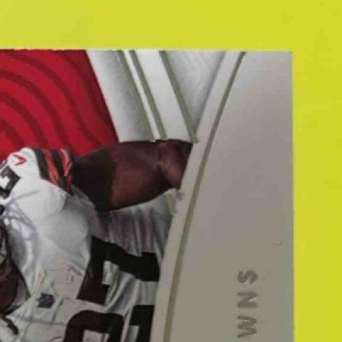 2021 National Treasures Nick Chubb Kareem Hunt NFL Gear Combo Materials 38/99 - Sports Cards