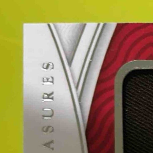 2021 National Treasures Nick Chubb Kareem Hunt NFL Gear Combo Materials 38/99 - Sports Cards
