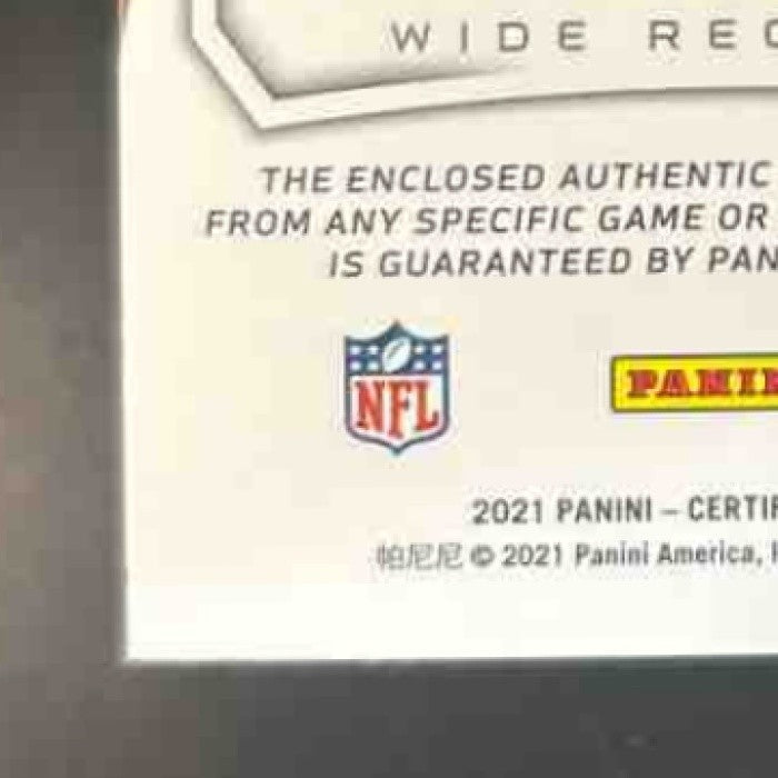 2021 Panini Certified Tee Higgins Piece of the Game Auto /30 MEM Auto Bengals - Sports Cards
