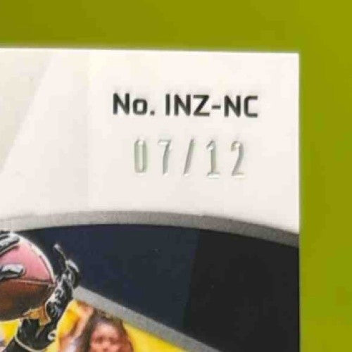 2021 Panini Chronicles Draft Nico Collins In The Zone Signatures Red /12 RC Auto Sports Cards