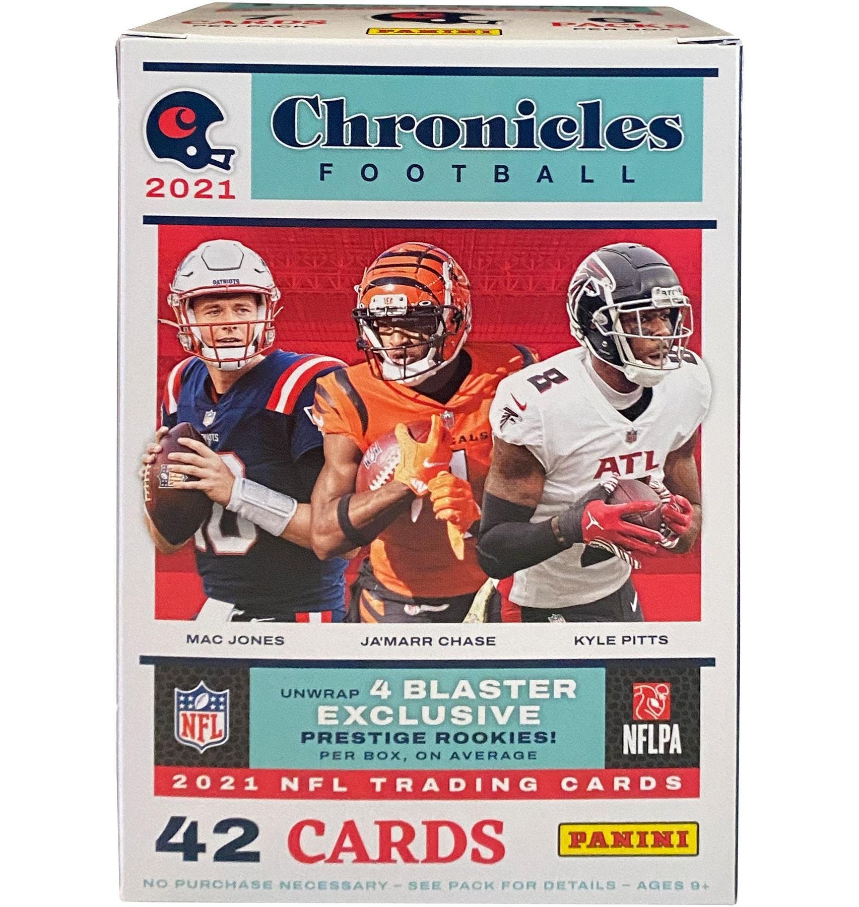2021 Panini Chronicles Football 6-Pack Blaster Box (Pink Parallels) - NFL Blaster