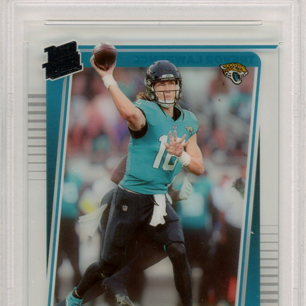 2021 Panini Clearly Donruss Trevor Lawrence #51 PSA 9