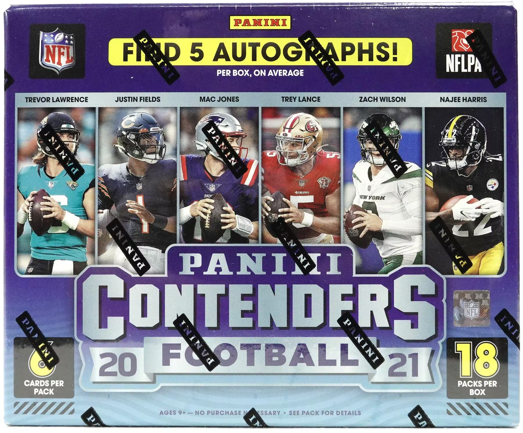 2021 Panini Contenders Football Hobby Box - NFL Hobby Box