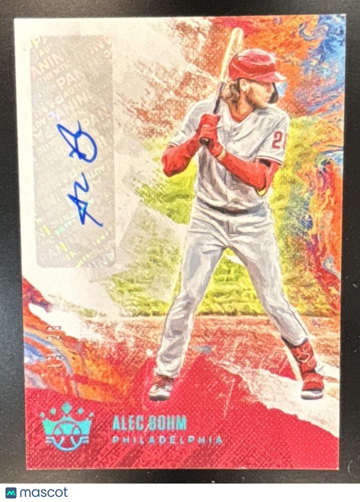 2021 Panini Diamond Kings Alec Bohm DK Signatures RC Auto Philadelphia Phillies - Sports Cards