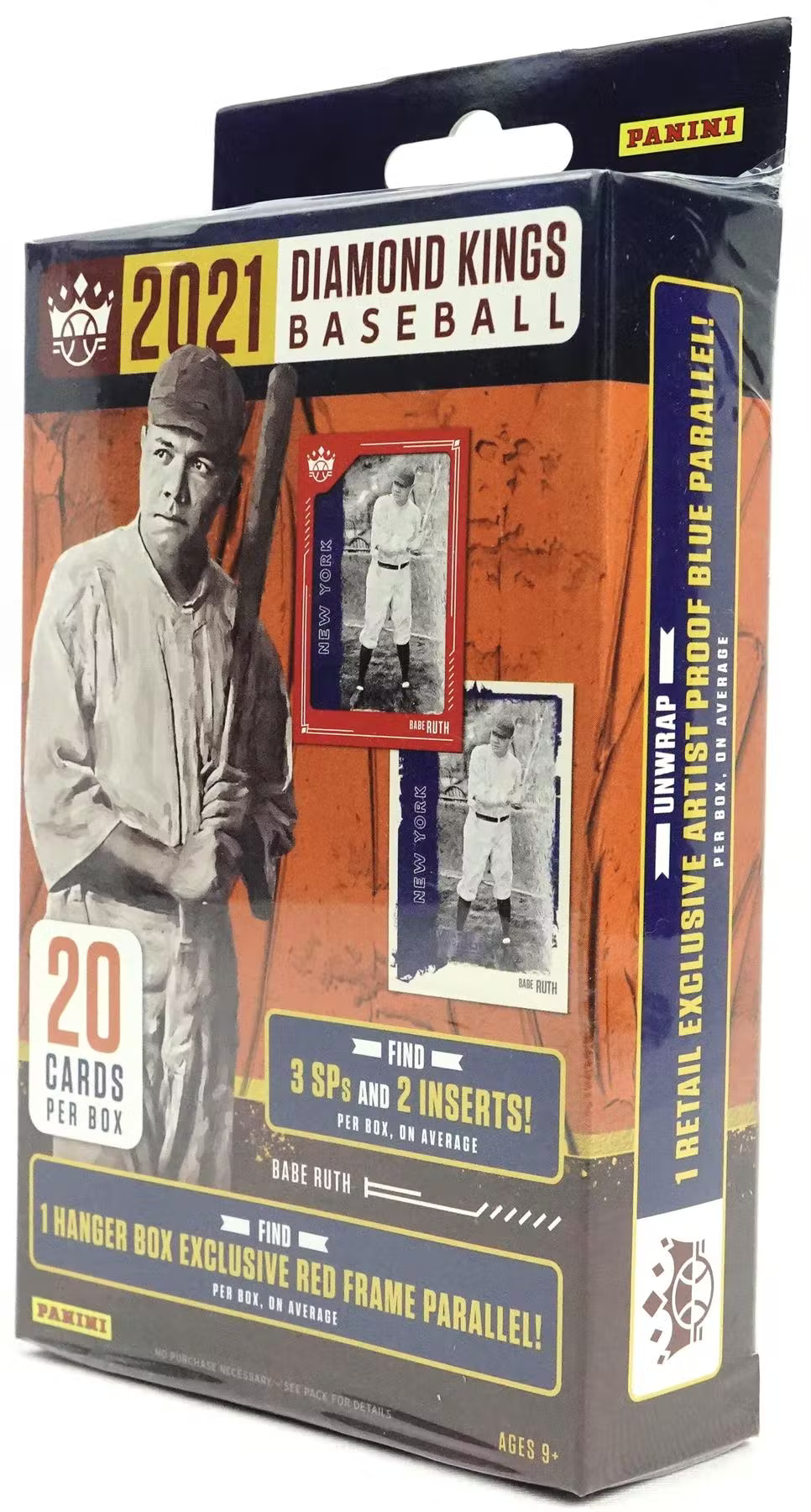 2021 Panini Diamond Kings Baseball Hanger Box - MLB Hanger Box