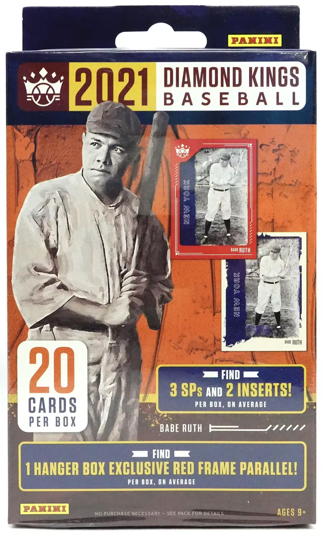 2021 Panini Diamond Kings Baseball Hanger Box - MLB Hanger Box