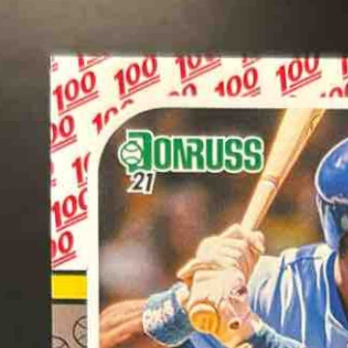 2021 Panini Donruss Bo Jackson One Hundred 1/100 BOOK END #213 Kansas City Royal - Sports Cards