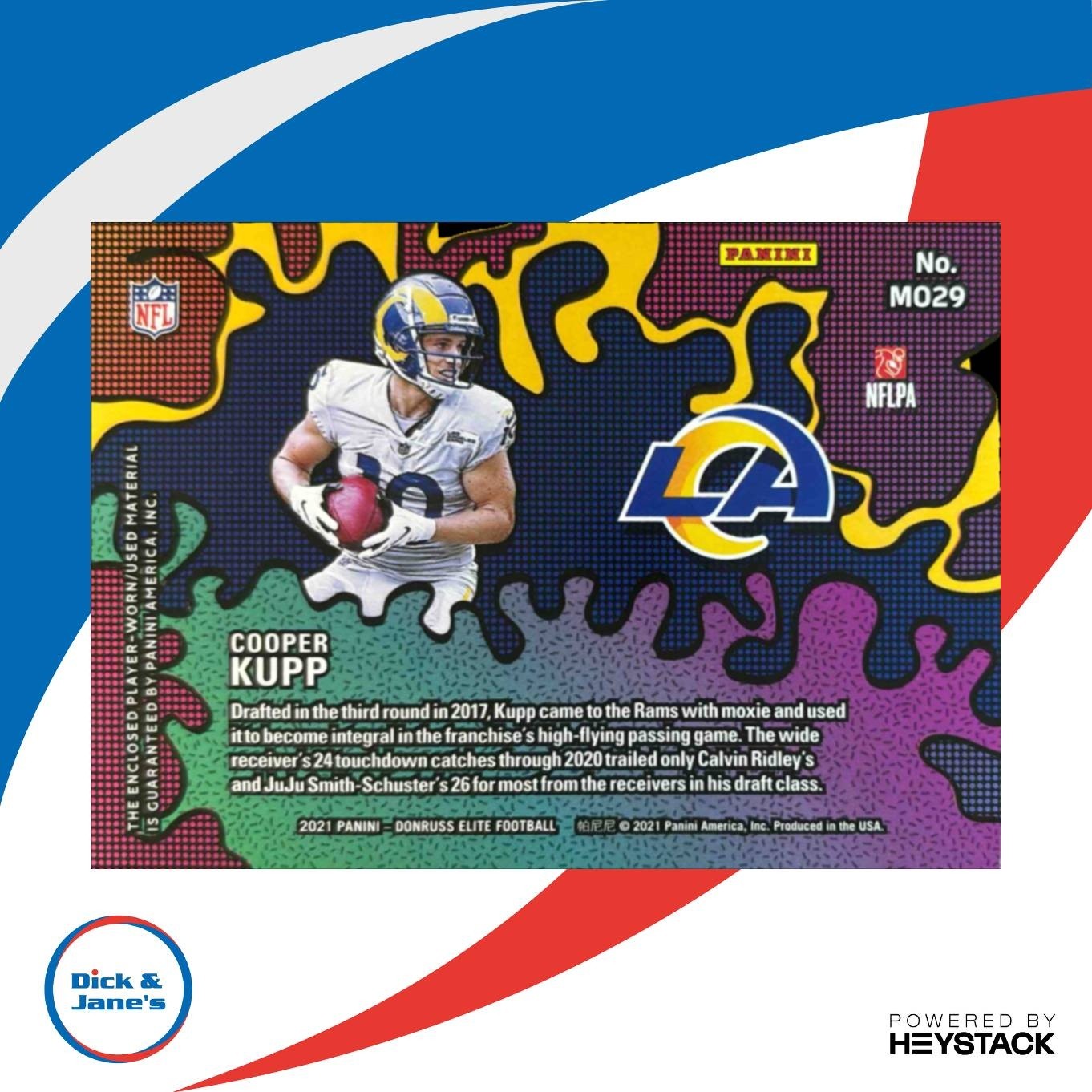 2021 Panini Donruss Elite Cooper Kupp Moxie #MO29 MEM Los Angeles Rams - Sports Cards
