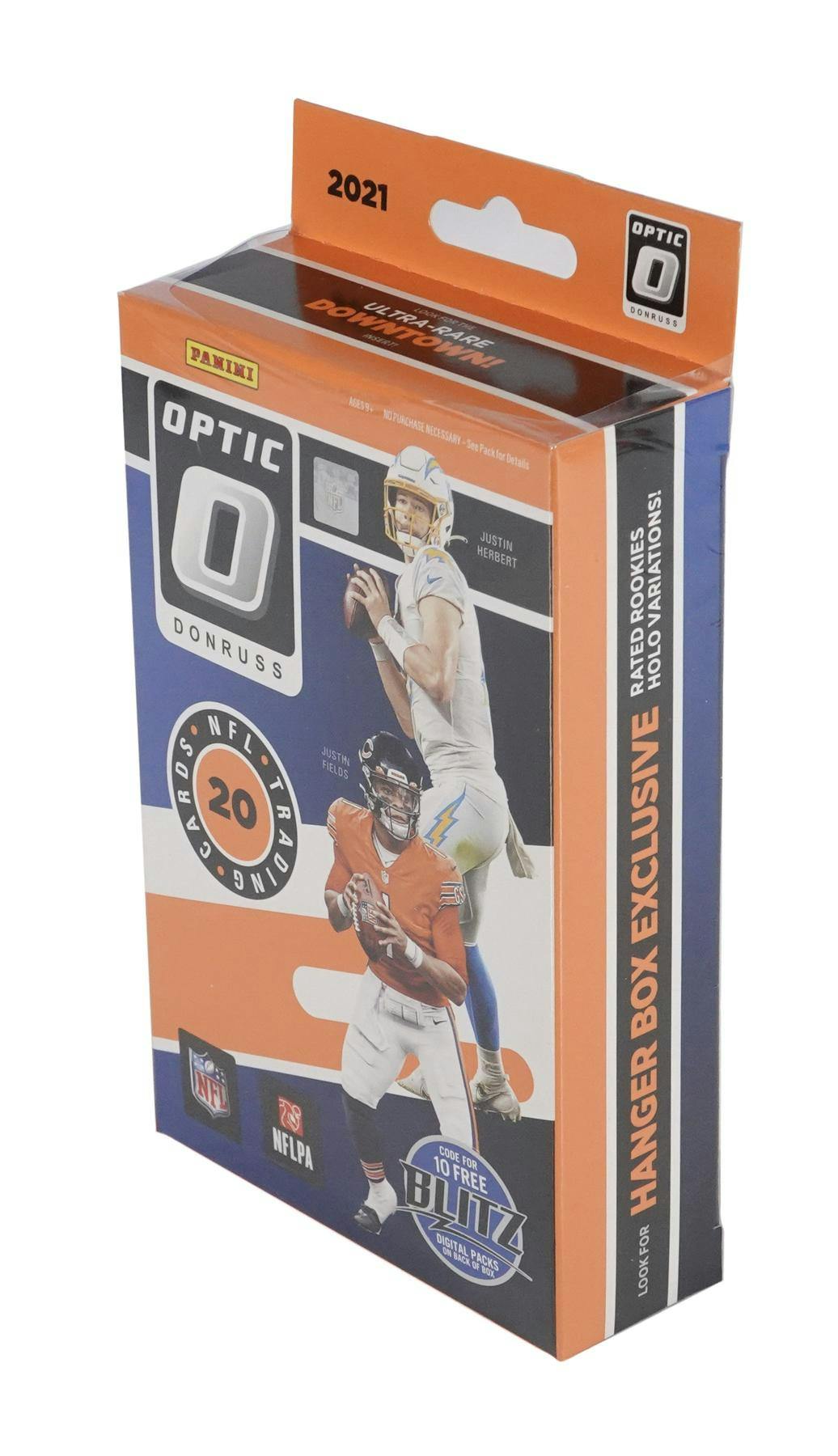 2021 Panini Donruss Optic Football Hanger Box (Blue Scope Parallels!) - NFL Hanger