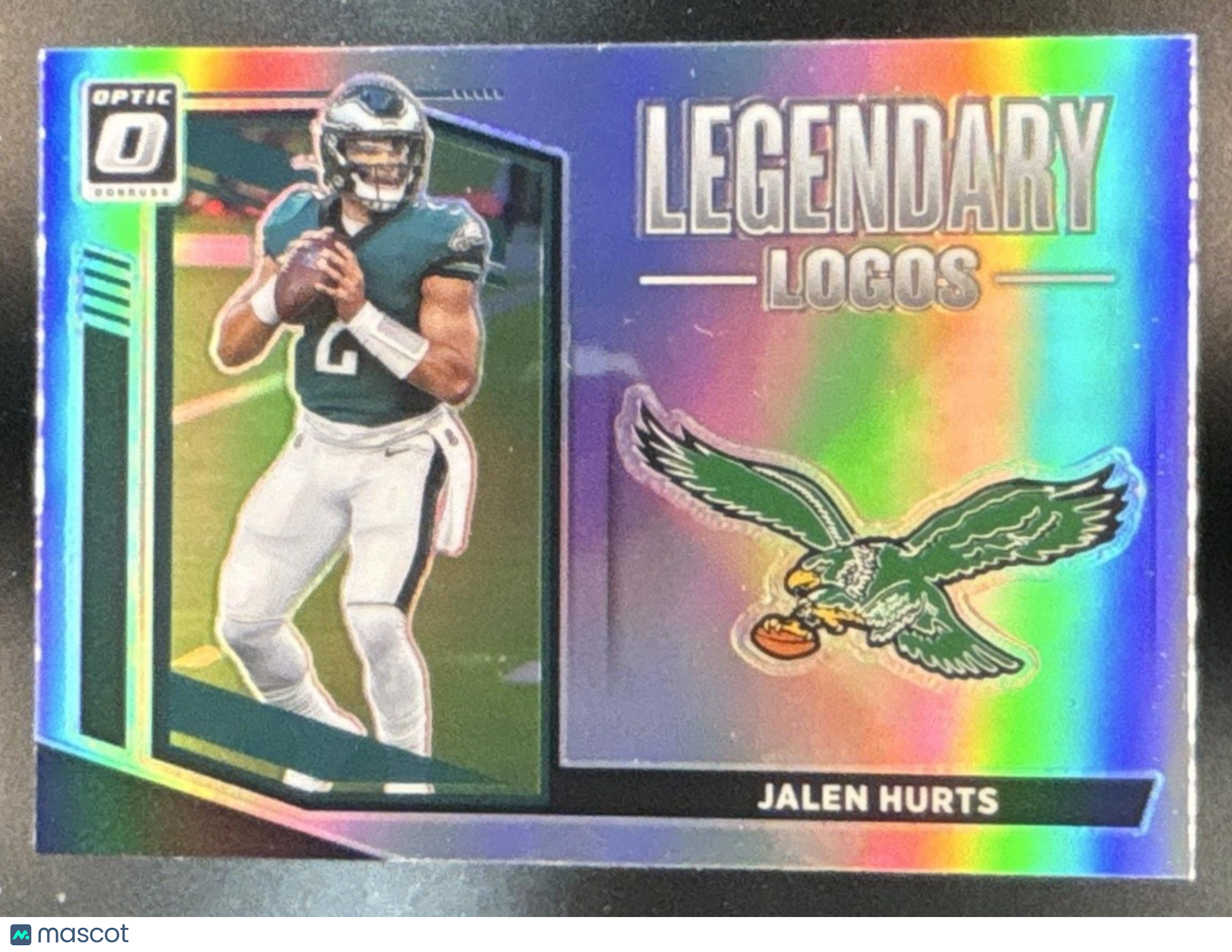 2021 Panini Donruss Optic Jalen Hurts Legendary Logos #LL-16 Philadelphia Eagles - Sports Cards
