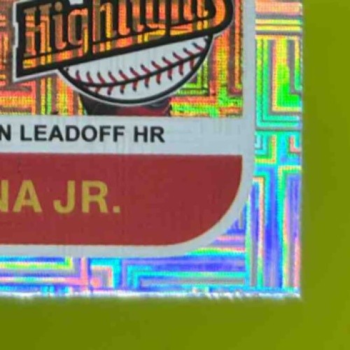 2021 Panini Donruss Ronald Acuna Jr. Highlights Diamond #HI8 Atlanta Braves - Sports Cards