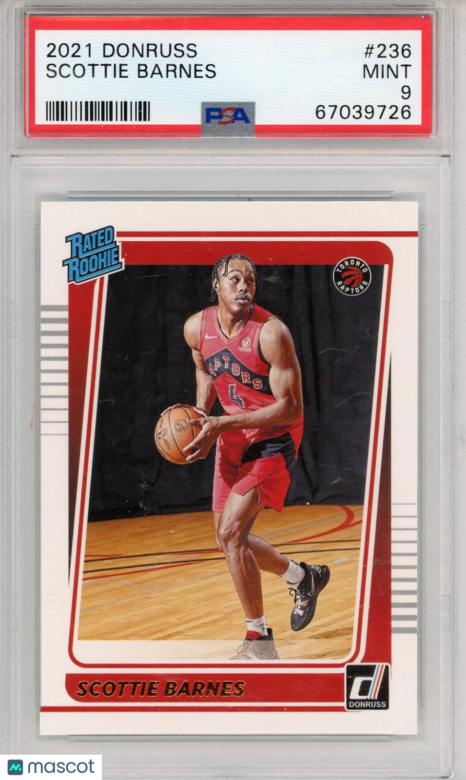2021 Panini Donruss Scottie Barnes #236 PSA 9 - Graded Sports Cards