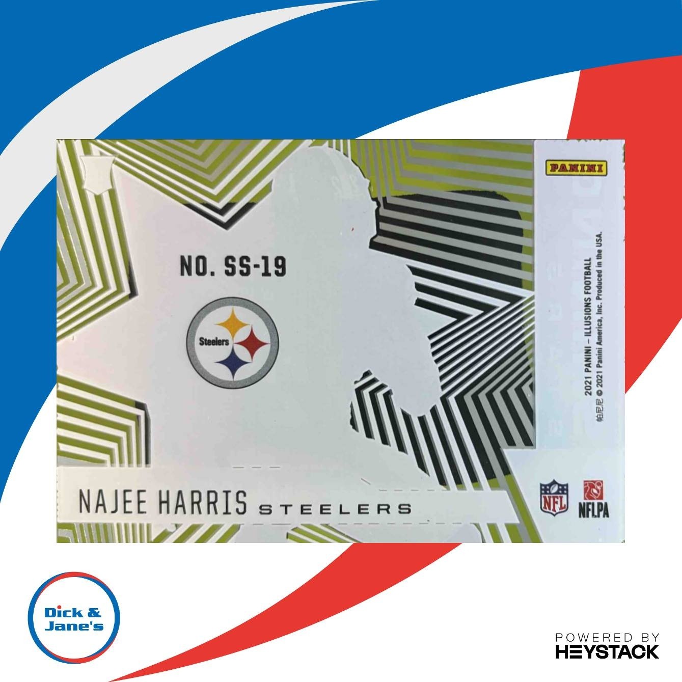 2021 Panini Illusions Najee Harris Shining Stars #SS-19 RC Pittsburgh Steelers - Sports Cards