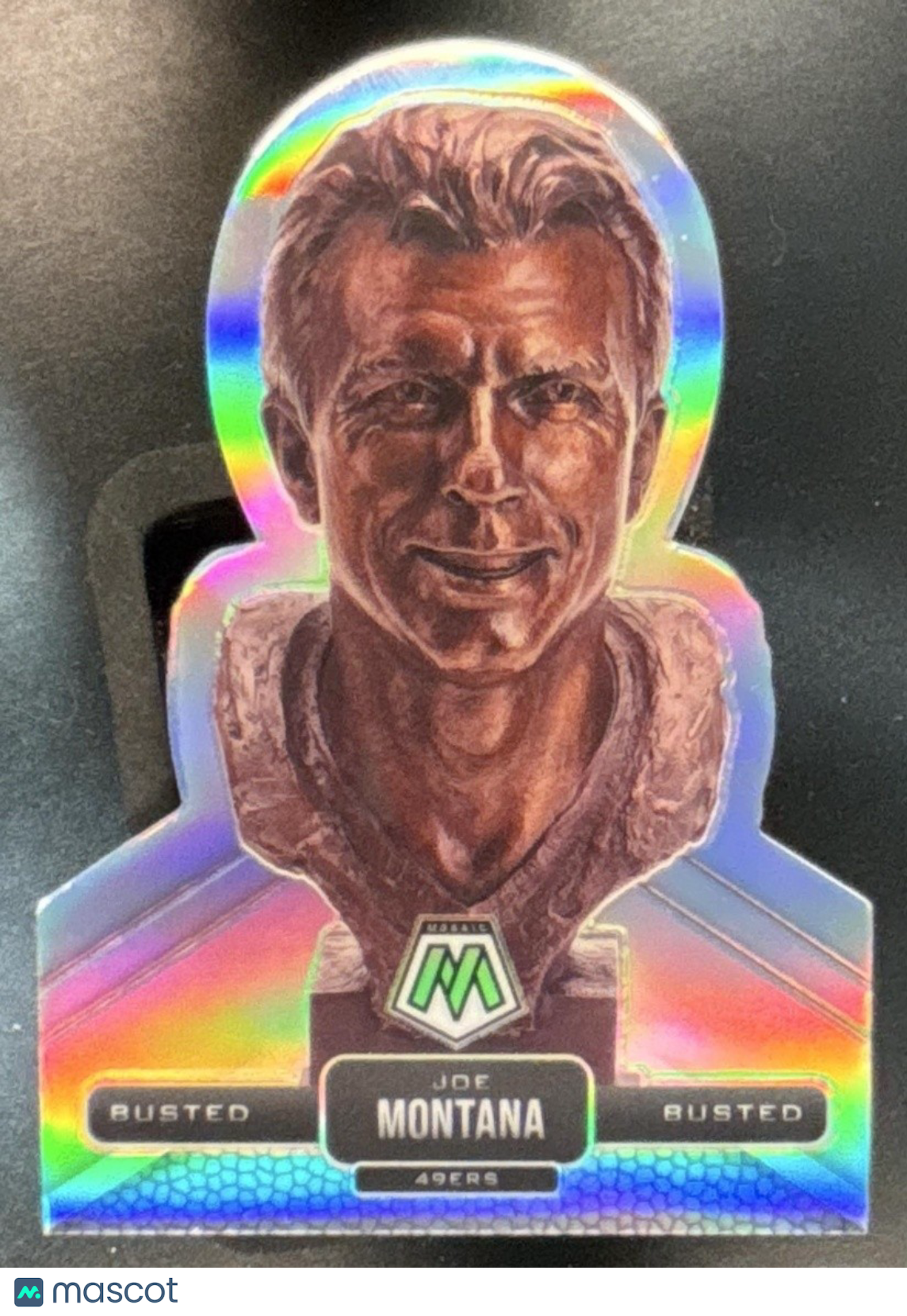 2021 Panini Mosaic Joe Montana Busted #BU-5 San Francisco 49ers - Sports Cards