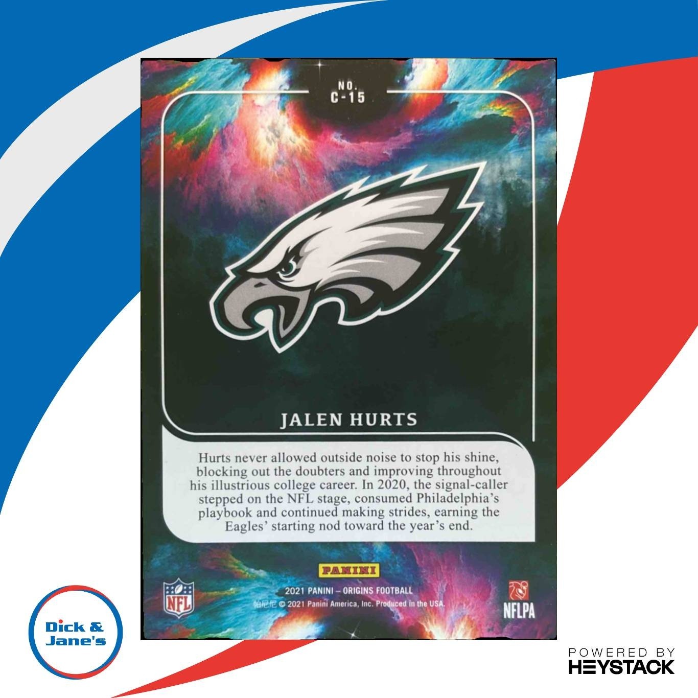 2021 Panini Origins Jalen Hurts Catapults #C-15 Philadelphia Eagles - Sports Cards