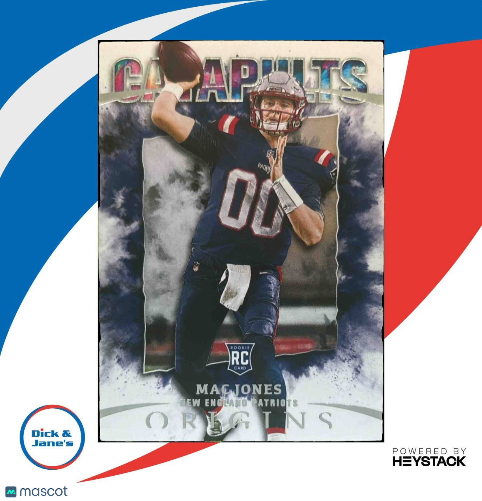 2021 Panini Origins Mac Jones Catapults #C-20 RC New England Patriots - Sports Cards
