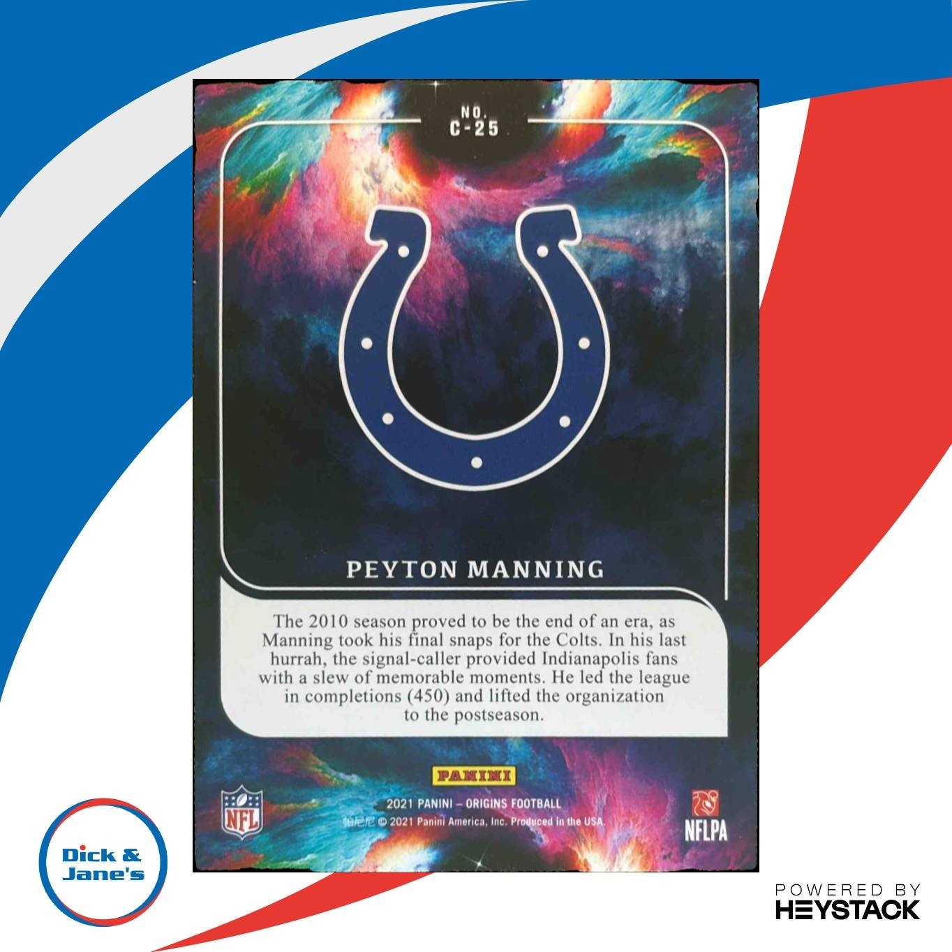 2021 Panini Origins Peyton Manning Catapults #C-25 Indianapolis Colts - Sports Cards