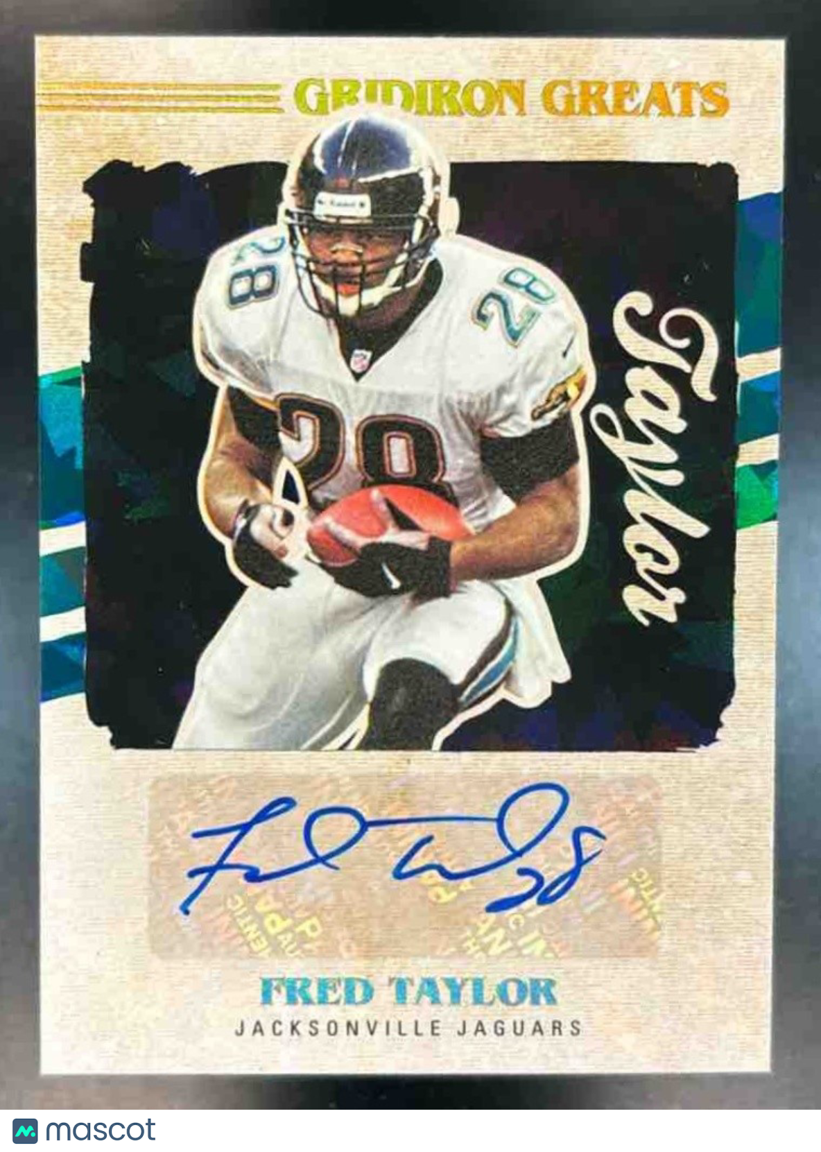 2021 Panini Phoenix Fred Taylor Gridiron Greats #GG16 Auto Jacksonville Jaguars - Sports Cards